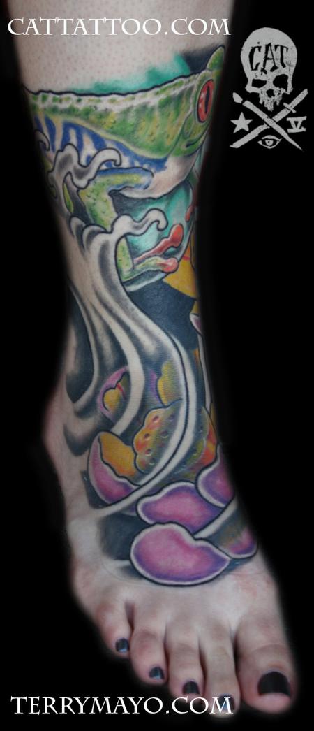 Tattoos - tree frog 02 - 62481